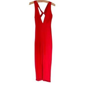 VNTG Orange Jumpsuit size Small – Bold & Chic